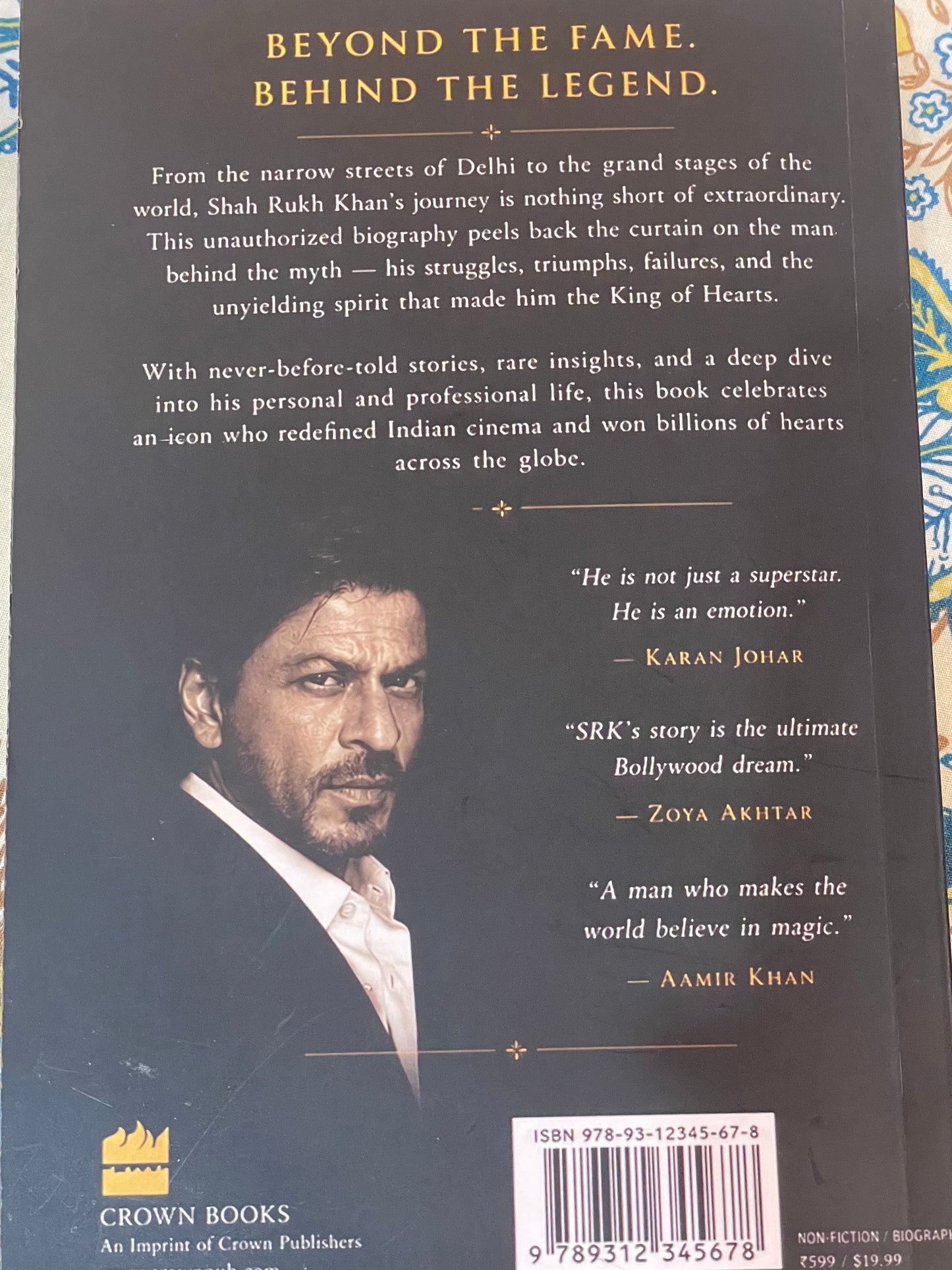 Shahrukh khan the journey the man the leader